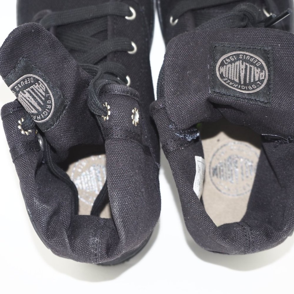 Palladium Boys Shoes Baggy Varsity Black - Picture 7 of 12